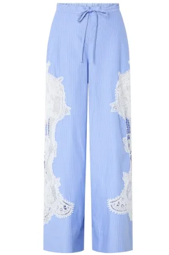 Dames broek blauw