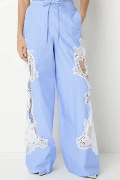Dames broek blauw