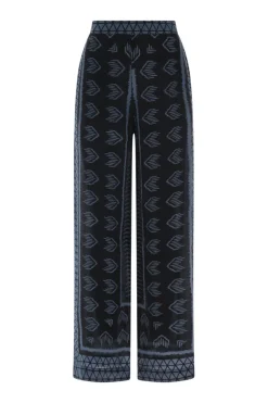 Dames broek blauw