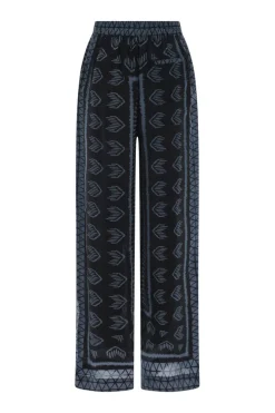 Dames broek blauw