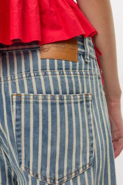 Dames broek blauw