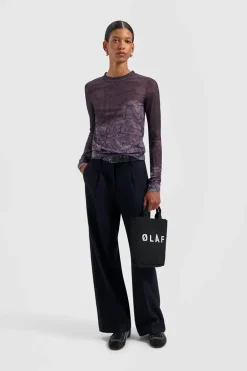Dames broek blauw