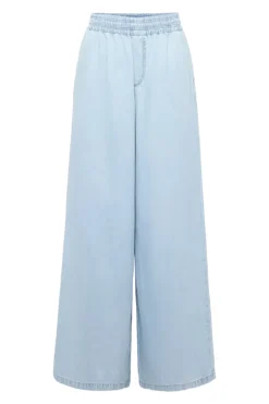 Dames broek blauw