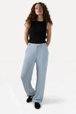 Dames broek blauw