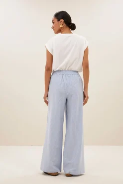 Dames broek blauw