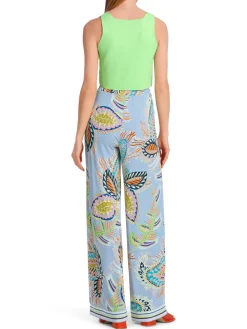 Dames broek blauw