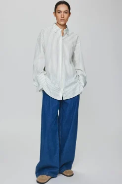 Dames broek blauw