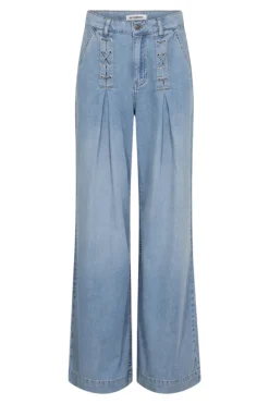 Dames broek blauw