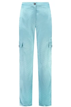 Dames broek blauw