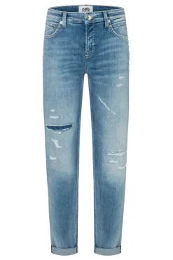 Dames broek blauw