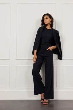 Dames broek blauw