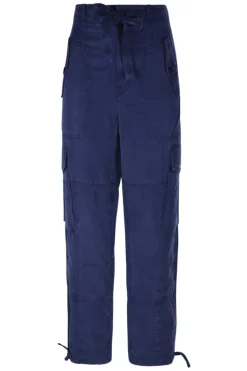 Dames broek blauw