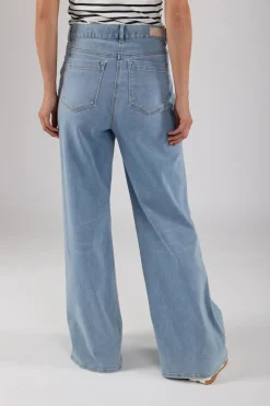 Dames broek blauw