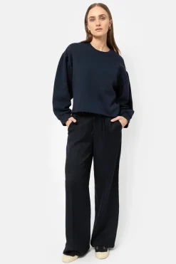 Dames broek blauw
