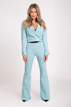 Dames broek blauw