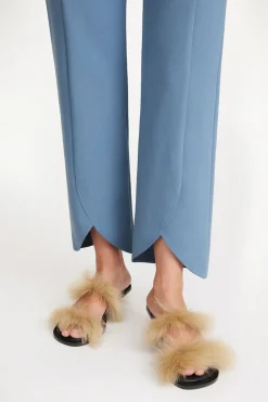 Dames broek blauw
