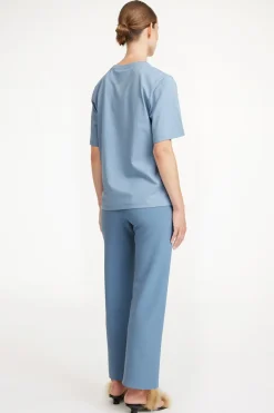 Dames broek blauw