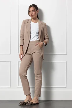 Dames broek bruin
