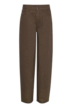 Dames broek bruin