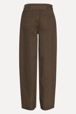 Dames broek bruin