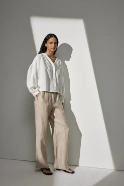 Dames broek bruin