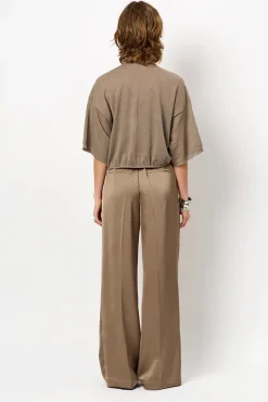 Dames broek bruin
