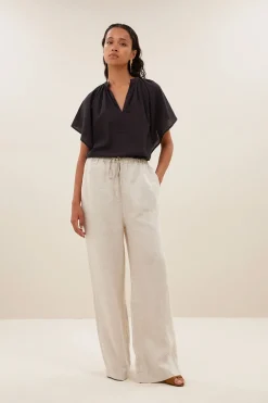 Dames broek bruin