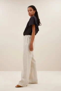 Dames broek bruin
