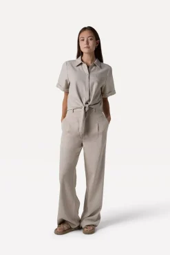 Dames broek bruin