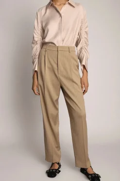 Dames broek bruin