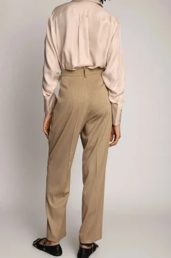 Dames broek bruin