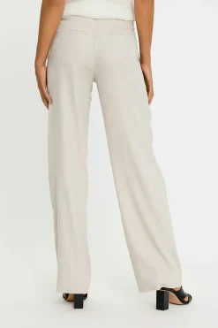 Dames broek ecru