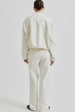 Dames broek ecru