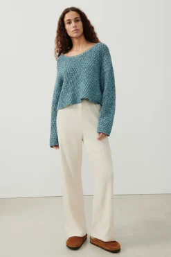 Dames broek ecru