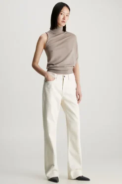 Dames broek ecru