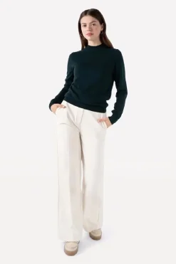 Dames broek ecru