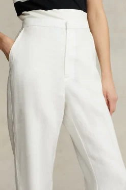 Dames broek ecru