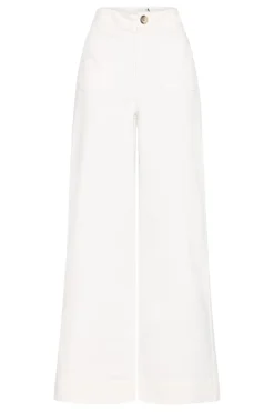 Dames broek ecru
