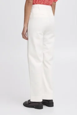 Dames broek ecru