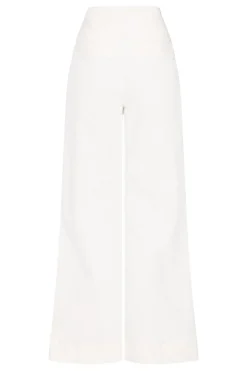 Dames broek ecru