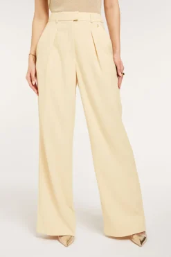 Dames broek ecru