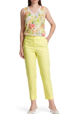 Dames broek geel