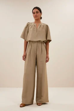 Dames broek goud