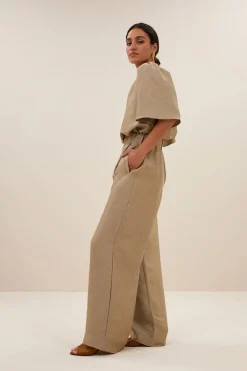 Dames broek goud