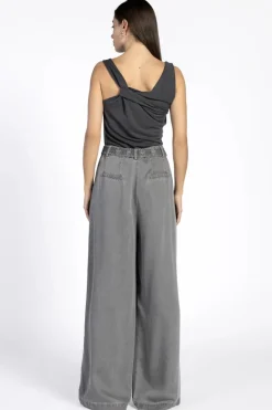 Dames broek grijs