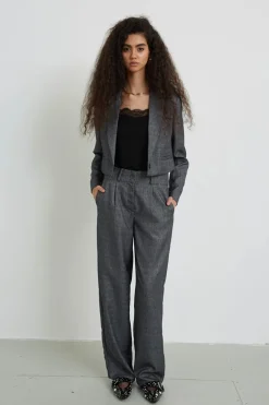 Dames broek grijs