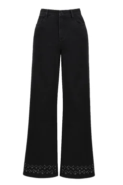 Dames broek grijs