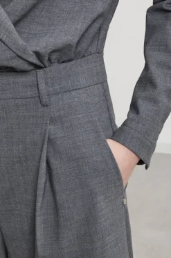 Dames broek grijs