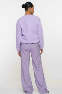 Dames broek paars