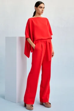 Dames broek rood